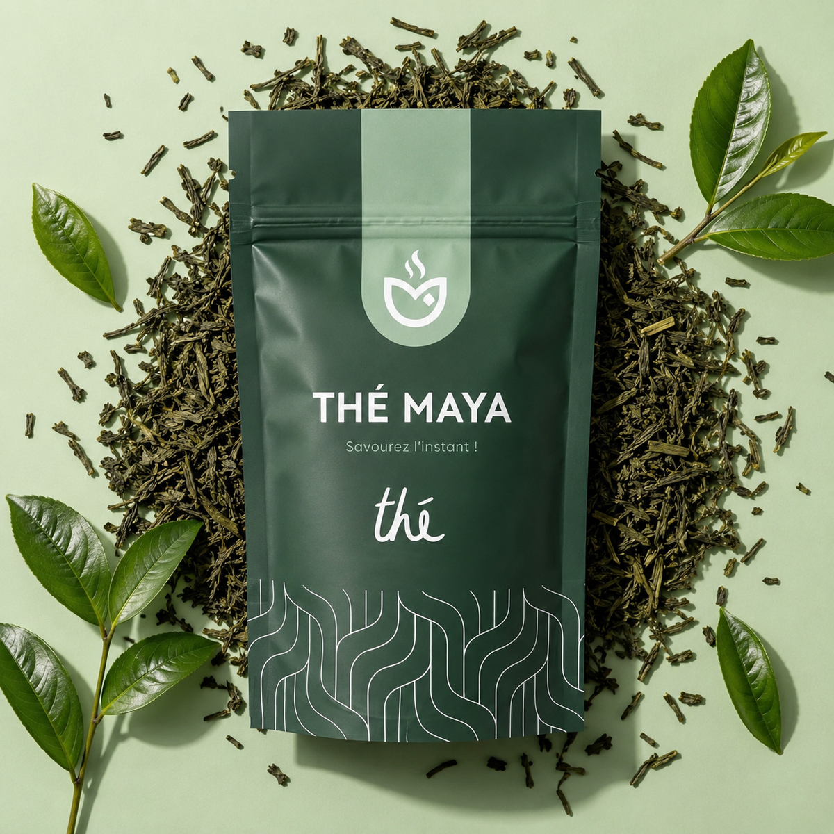 Thé vert Sencha bio en vrac – feuilles étuvées à la vapeur